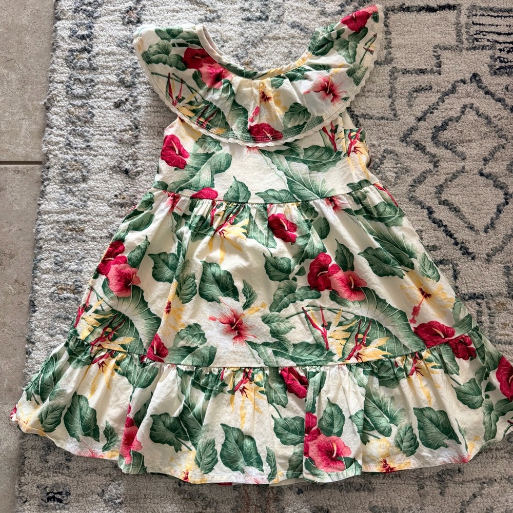 Janie and Jack Tropical Floral Dress